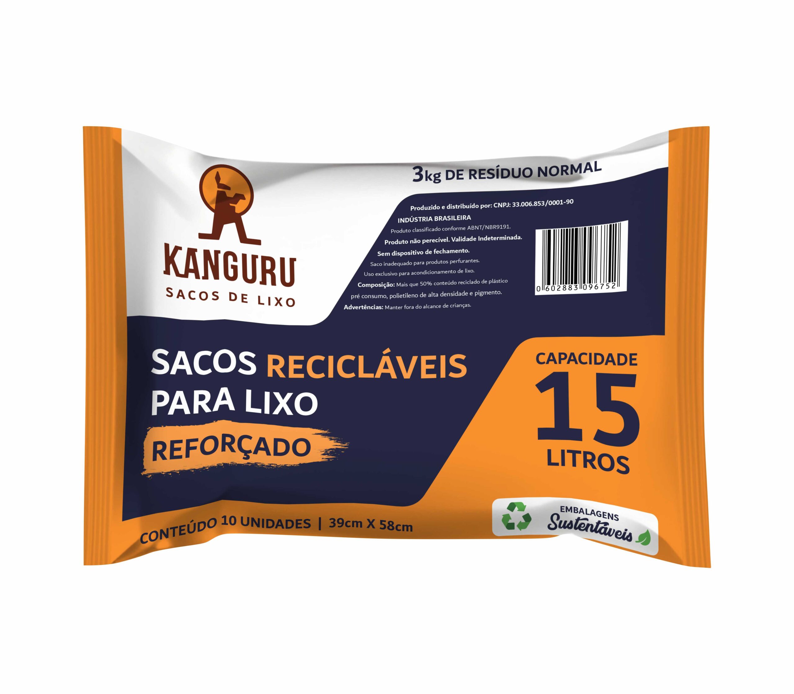 Saco de lixo Almofada